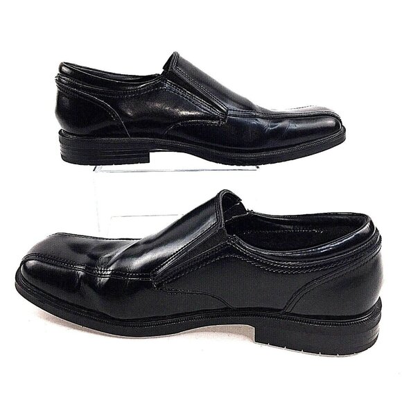 Dockers Slip Resistant Mens Black Leather Loafers US sz 13M 90-29144 EUC - Picture 11 of 12
